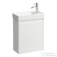   Laufen Meda 43,7x22,2 cm-es 1 ajtós fali szekrény H815113 mosdóhoz,jobbos,matt fehér H4215520112601