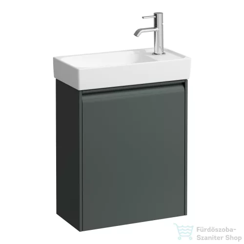 Laufen Meda 43,7x22,2 cm-es 1 ajtós fali szekrény H815113 mosdóhoz,jobbos,traffic grey H4215520112661