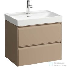   Laufen Meda 63,6x44,8 cm-es 2 fiókos fali szekrény H810114 mosdóhoz,cappuccino H4215820114651