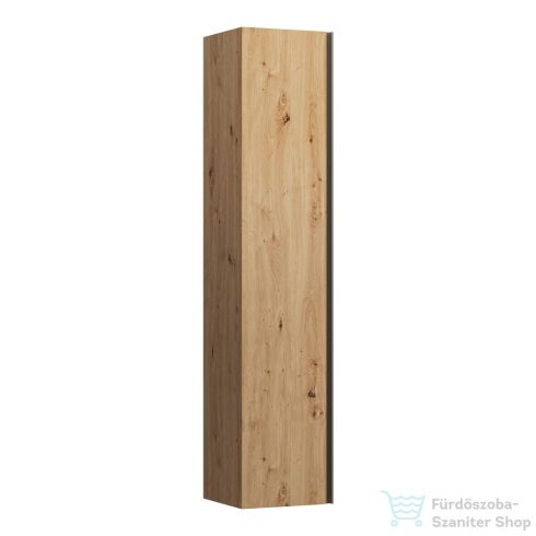 Laufen MEDA magas szekrény, 165 cm, 1 ajtóval, ajtózsanér bal oldalon, világos tölgy H4216510112671
