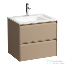   Laufen Meda 57,2x44,2 cm-es 2 fiókos fali szekrény H814113 mosdóhoz,cappuccino H4216720114651