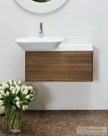 Laufen Ino alsószekrény, 1 fiókkal, 813301/2 tip. mosdókhoz, dió színben H4254010301711 ( 425401 )