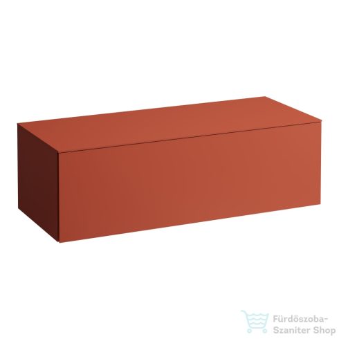 Laufen ILBAGNOALESSI 120x50 cm-es 1 fiókos alsószekrény kivágás nélkül, Terracotta H4303000972691