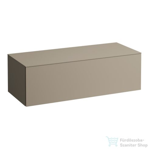 Laufen ILBAGNOALESSI 120x50 cm-es 1 fiókos alsószekrény kivágás nélkül, Pearl beige H4303000972701