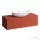 Laufen ILBAGNOALESSI 120x50 cm-es 1 fiókos alsószekrény kivágással, H818975, H818976, H818977, H818978 mosdókhoz, Terracotta H4303110972691