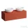 Laufen ILBAGNOALESSI 120x50 cm-es 1 fiókos alsószekrény két oldali kivágással, H818975, H818976, mosdókhoz, Terracotta H4303140972691