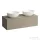 Laufen ILBAGNOALESSI 120x50 cm-es 1 fiókos alsószekrény két oldali kivágással, H818975, H818976, mosdókhoz, Pearl beige H4303140972701