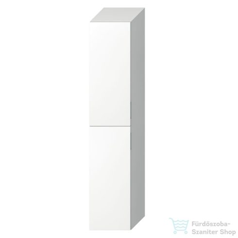 Jika CUBITO 161,8x32,2x32 cm-es, 2 ajtós magas szekrény, jobbos/balos, matt/fényes fehér H43J4222305001