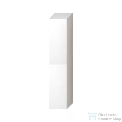 Jika MIO N 161,8x32,1x31,9 cm-es, 2 ajtós magas szekrény, jobbos/balos, matt/fényes fehér H43J7122305001