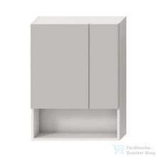   Jika LYRA PLUS 60x80x13,2 cm-es, 2 ajtós tükrös szekrény, matt fehér H4532410383041
