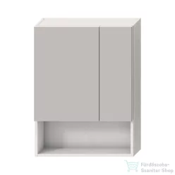   Jika LYRA PLUS 60x80x13,2 cm-es, 2 ajtós tükrös szekrény, matt fehér H4532410383041