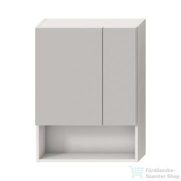   Jika LYRA PLUS 60x80x13,2 cm-es, 2 ajtós tükrös szekrény, matt fehér H4532410383041