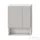 Jika LYRA PLUS 60x80x13,2 cm-es, 2 ajtós tükrös szekrény, matt fehér H4532410383041