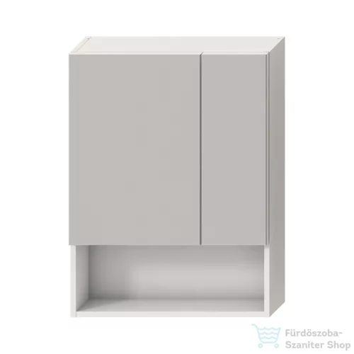 Jika LYRA PLUS 60x80x13,2 cm-es, 2 ajtós tükrös szekrény, matt fehér H4532410383041