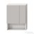 Jika LYRA PLUS 60x80x13,2 cm-es, 2 ajtós tükrös szekrény, matt fehér H4532410383041