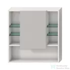 Jika LYRA PLUS 77,5x80x13,2 cm-es, 1 ajtós tükrös szekrény, matt fehér H4532510383041
