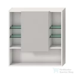   Jika LYRA PLUS 77,5x80x13,2 cm-es, 1 ajtós tükrös szekrény, matt fehér H4532510383041