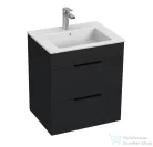 Jika CUBE 54x42,2 cm-es mosdó és 2 fiókos alsószekrény kombináció, matt antracit H4536121763521