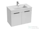 Jika CUBE 79x42,2 cm-es mosdó és 2 ajtós alsószekrény kombináció, matt/selyemfényű fehér H4537521763001