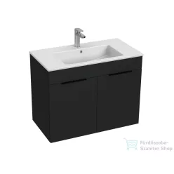   Jika CUBE 79x42,2 cm-es mosdó és 2 ajtós alsószekrény kombináció, matt antracit H4537521763521