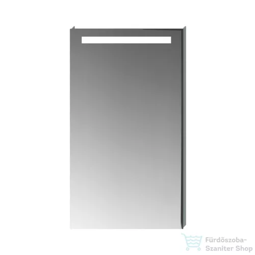 Jika CLEAR 45x81 cm-es tükör alumínium kerettel, LED világítással, kapcsoló nélkül, 5 mm-es éltöréssel, H4557051731441