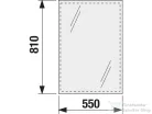 Jika CLEAR 55x81 cm-es tükör alumínium kerettel, H4557111731441