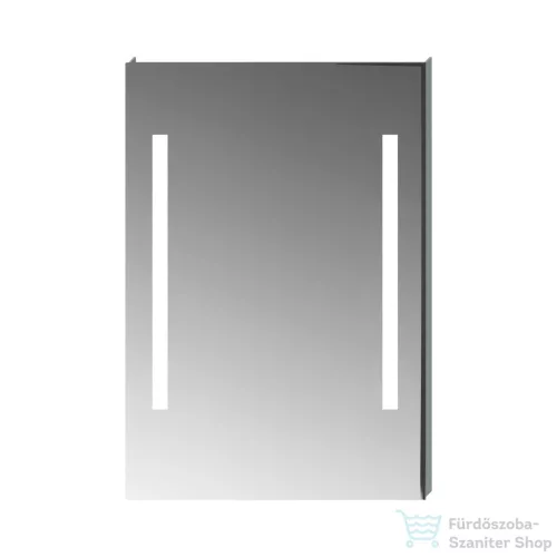 Jika CLEAR 55x81 cm-es tükör alumínium kerettel, LED világítással, kapcsoló nélkül, 5 mm-es éltöréssel, H4557151731441