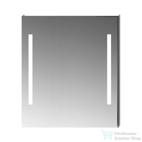 Jika CLEAR 70x81 cm-es tükör alumínium kerettel, LED világítással, kapcsoló nélkül, 5 mm-es éltöréssel, H4557351731441