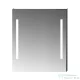 Jika CLEAR 100x81 cm-es tükör alumínium kerettel, LED világítással, kapcsoló nélkül, 5 mm-es éltöréssel, H4557651731441