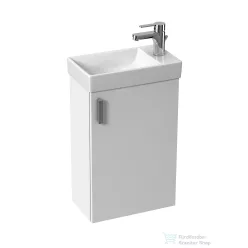   Jika PETIT 41x23 cm-es 1 ajtós alsószekrény és mosdó kombináció csaptelep nélkül, matt/selyemfényű fehér H45J5111753001