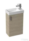 Jika PETIT 41x23 cm-es 1 ajtós alsószekrény és mosdó kombináció csaptelep nélkül, kőris H45J5111755141