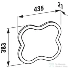 Laufen Florakids Tükör, virág alakú H4616010034691 ( 461601 )