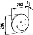 Laufen Florakids Tükör, "hernyó fej" szegmens formájában H4616110034721 ( 461611 )