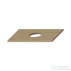   Jika MIO N 61,2x45 cm-es mosdópult kivágással, Mio N szekrényhez, kőris H46J7120013421