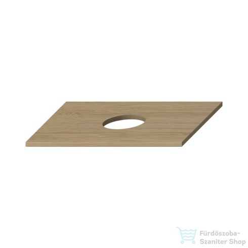 Jika MIO N 61,2x45 cm-es mosdópult kivágással, Mio N szekrényhez, kőris H46J7120013421