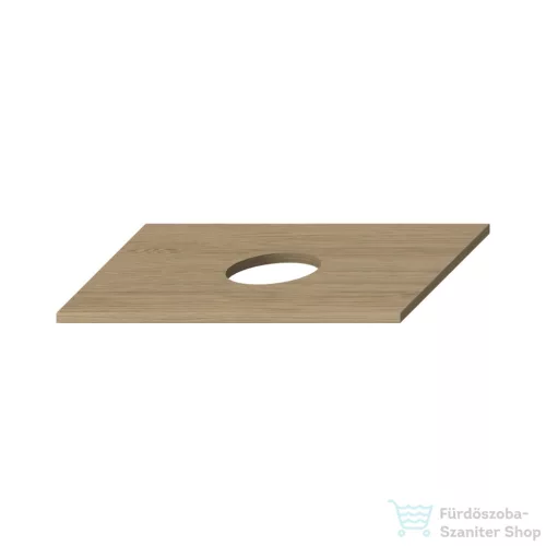 Jika MIO N 61,2x45 cm-es mosdópult kivágással, Mio N szekrényhez, kőris H46J7120013421