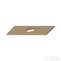   Jika MIO N 76,2x45 cm-es mosdópult kivágással, Mio N szekrényhez, kőris H46J7130013421