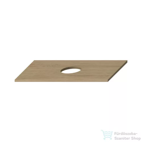 Jika MIO N 76,2x45 cm-es mosdópult kivágással, Mio N szekrényhez, kőris H46J7130013421