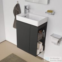   Laufen Pro S 47x27x5x60 cm-es 1 ajtós alsószekrény H815955 mosdóhoz balos ajtóval,jobb oldali polccal,grafit H4830010954801