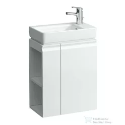   Laufen Pro S alsószekrény, jobbos ajtóval, balos polcokkal, 815954 tip. mosdóhoz, Matt fehér H4830020954631 ( 483002 )