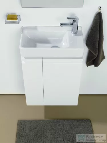 Laufen Pro S alsószekrény, jobbos ajtóval, balos polcokkal, 815954 tip. mosdóhoz, Matt fehér H4830020954631 ( 483002 )