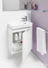 Laufen Pro S alsószekrény, jobbos ajtóval, balos polcokkal, 815954 tip. mosdóhoz, Matt fehér H4830020954631 ( 483002 )