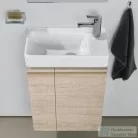 Laufen Pro S 47x27x5x60 cm-es 1 ajtós alsószekrény H815954 mosdóhoz jobbos ajtóval,bal oldali polccal,világos tölgy H4830020954791