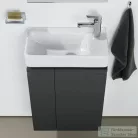 Laufen Pro S 47x27x5x60 cm-es 1 ajtós alsószekrény H815954 mosdóhoz jobbos ajtóval,bal oldali polccal,grafit H4830020954801