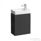 Laufen Pro S 47x27x5x60 cm-es 1 ajtós alsószekrény H815954 mosdóhoz jobbos ajtóval,bal oldali polccal,grafit H4830020954801