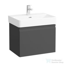   Laufen Pro S 51x37x39 cm-es 1 fiókos alsószekrény H818958 mosdóhoz belső fiókkal,grafit H4830220954801