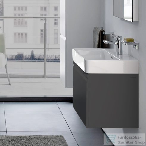 Laufen Pro S 51x37x39 cm-es 1 fiókos alsószekrény H818958 mosdóhoz belső fiókkal,grafit H4830220954801