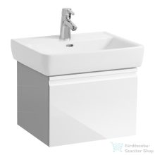   Laufen PRO alsószekrény,1 fiókkal, H818952 mosdóhoz, belső fiókkal,  fényes fehér H4830340954751