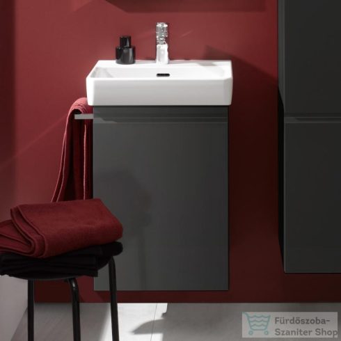 Laufen Pro S 41,5x32,1 cm-es 1 ajtós alsószekrény H815961 mosdóhoz,balos,Grafit H4833010964801
