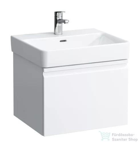 Laufen Pro S Alsószekrény és finoman záródó mechanizmussal, 810962 tip. mosdóhoz, 1 fiókkal, Matt fehér H4833510964631 ( 483351 )